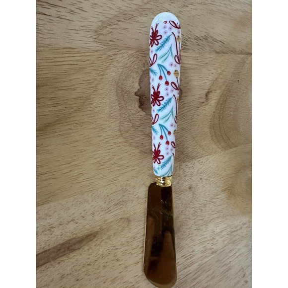 Mary Square Happy Tines Christmas Holiday Serving And Appetizer Plate Set - Picture 7 of 10